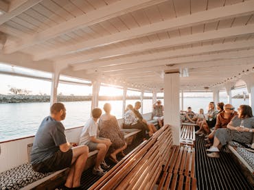 Mooloolaba Canal Cruise Interior Seating shot