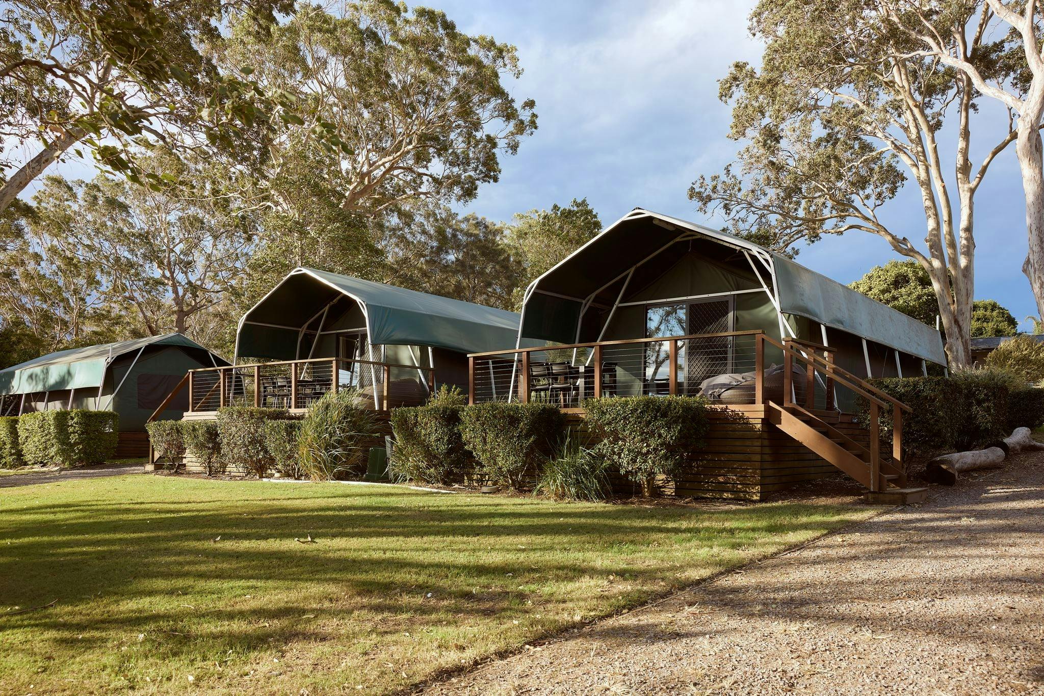 Sunset tents