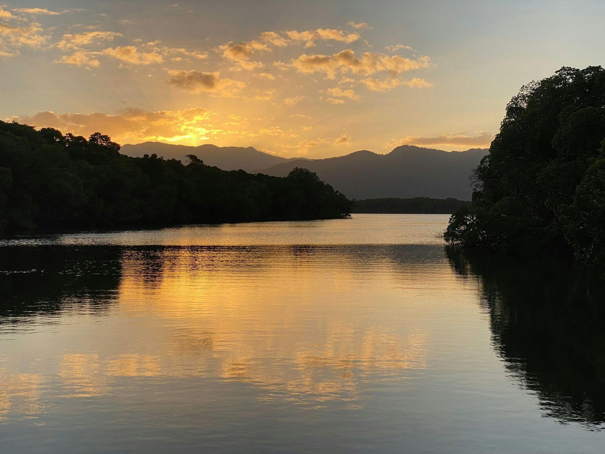 Stunning Cairns Trinity Inlet at Dusk in Tropical North Queensland