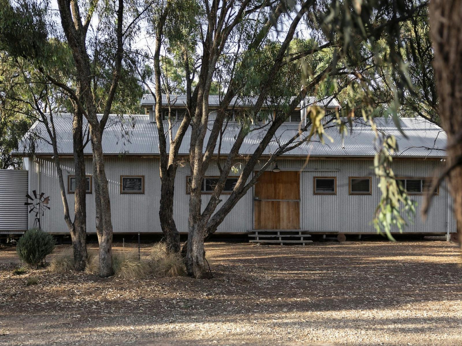 Photo is of the front of the house