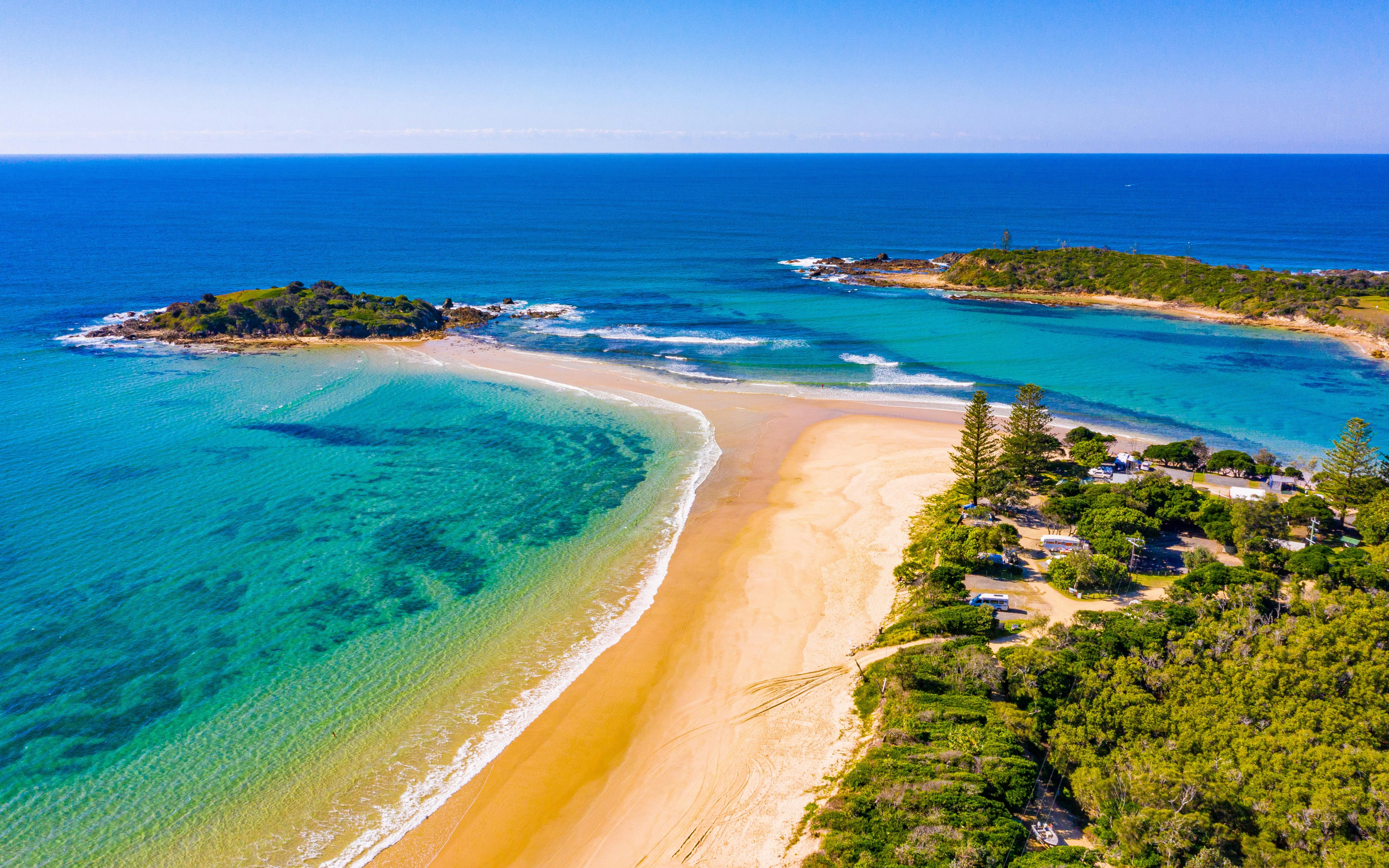 Bower Camp Co destination at Yuraygir NP