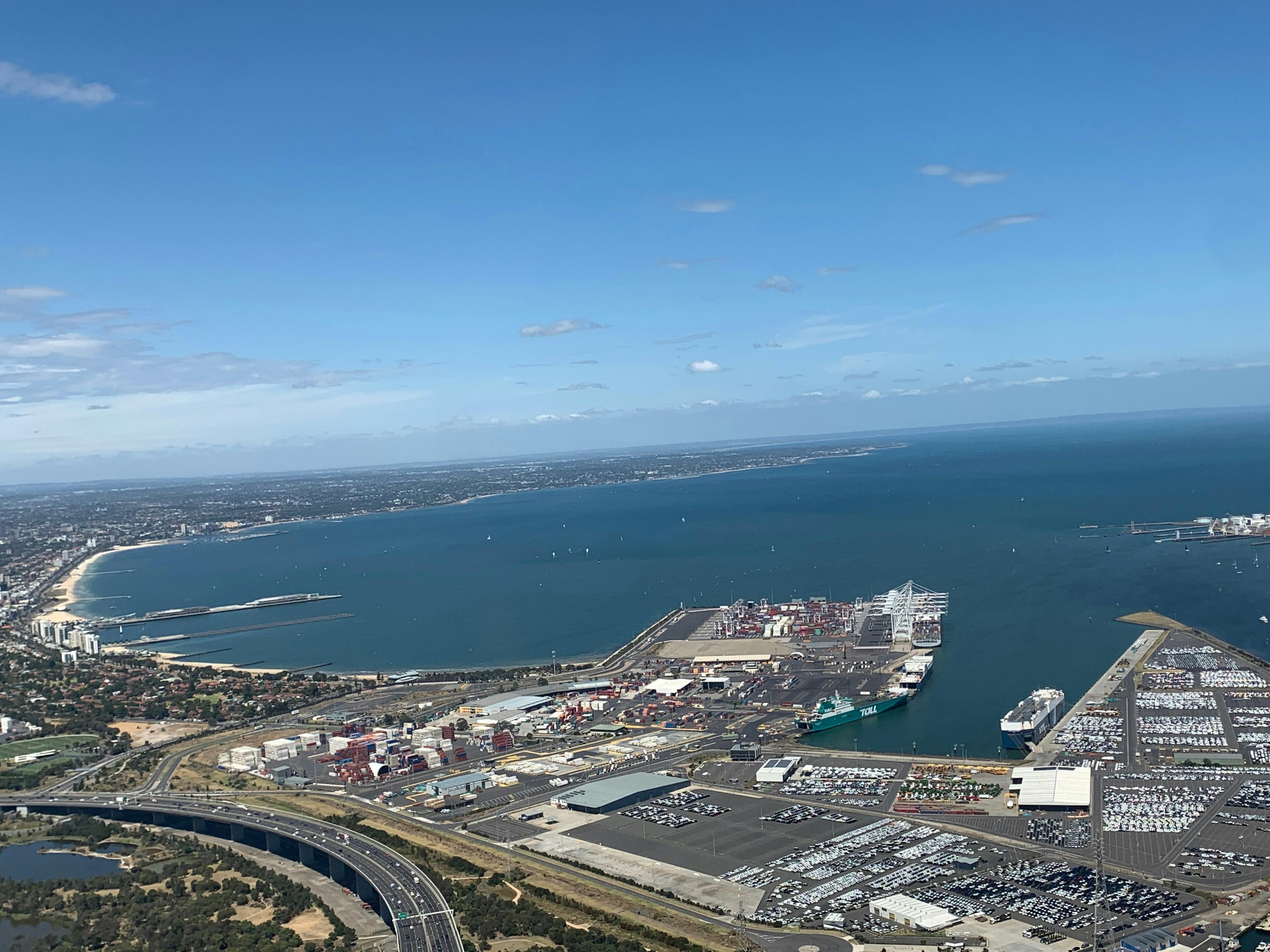 Poert Phillip Bay and St kilda beaches