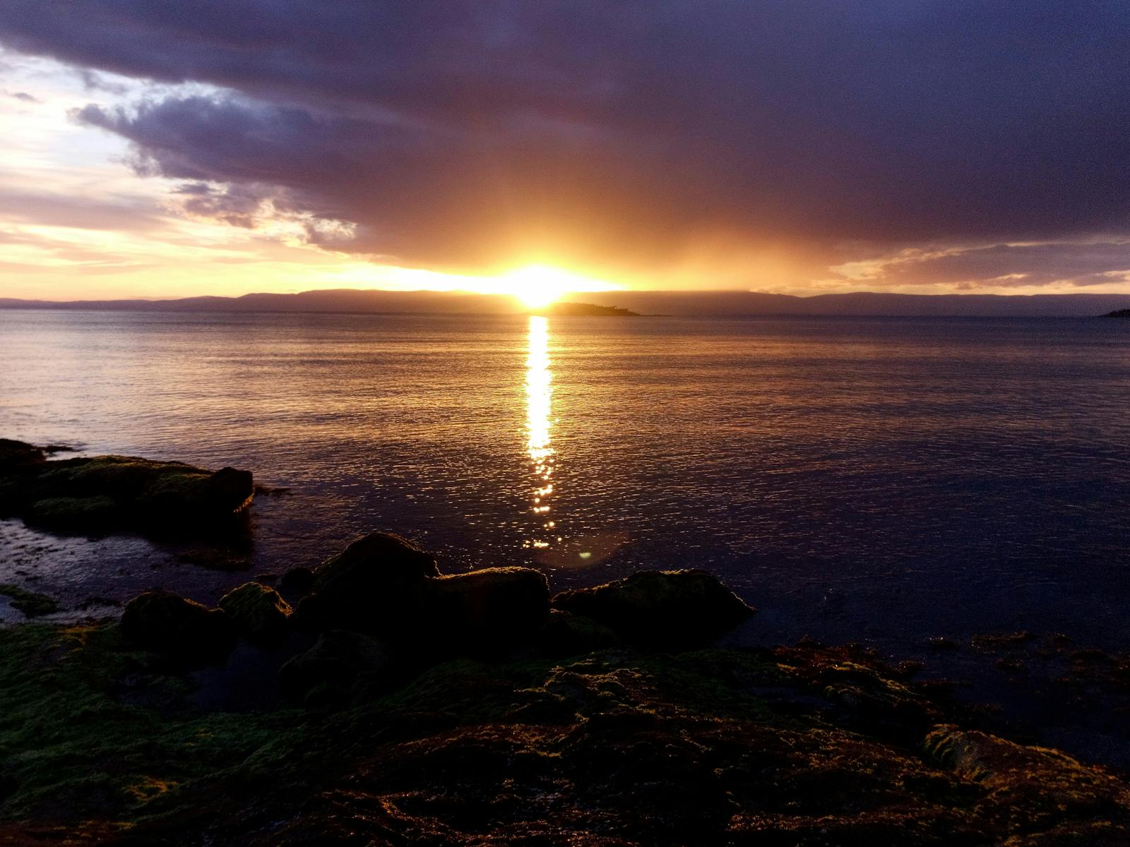Sunset Muirs Beach Coles Bay Freycinet