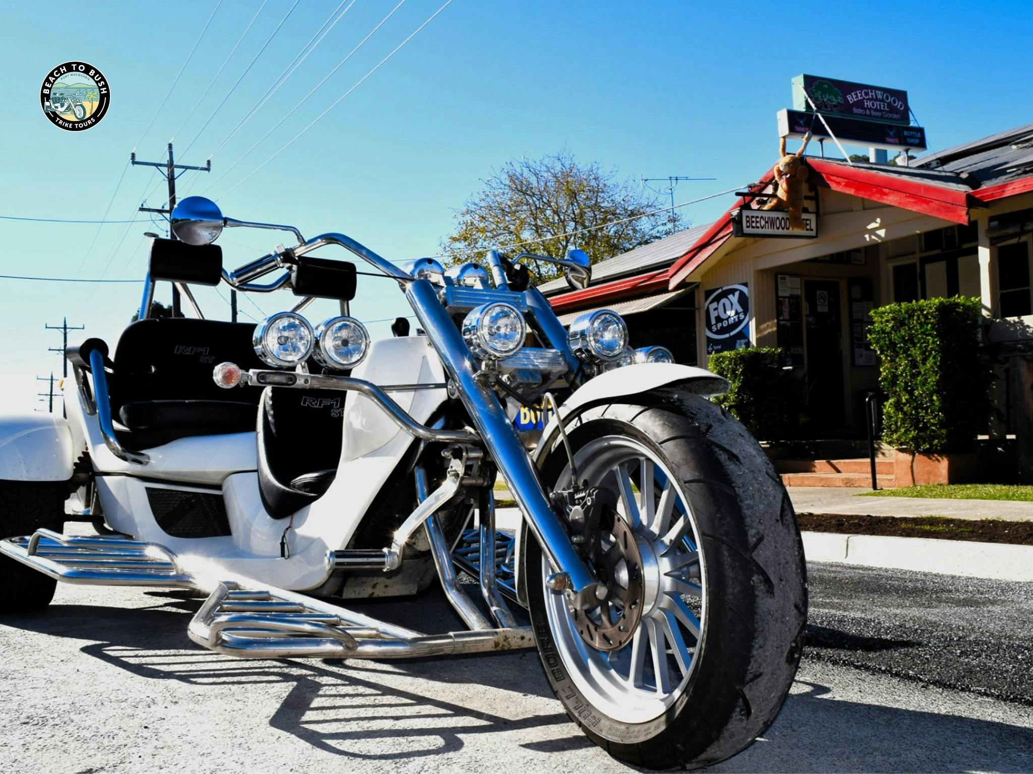 Enjoy an Aussie Pub Meal on your Beach to Bush Trike Tours