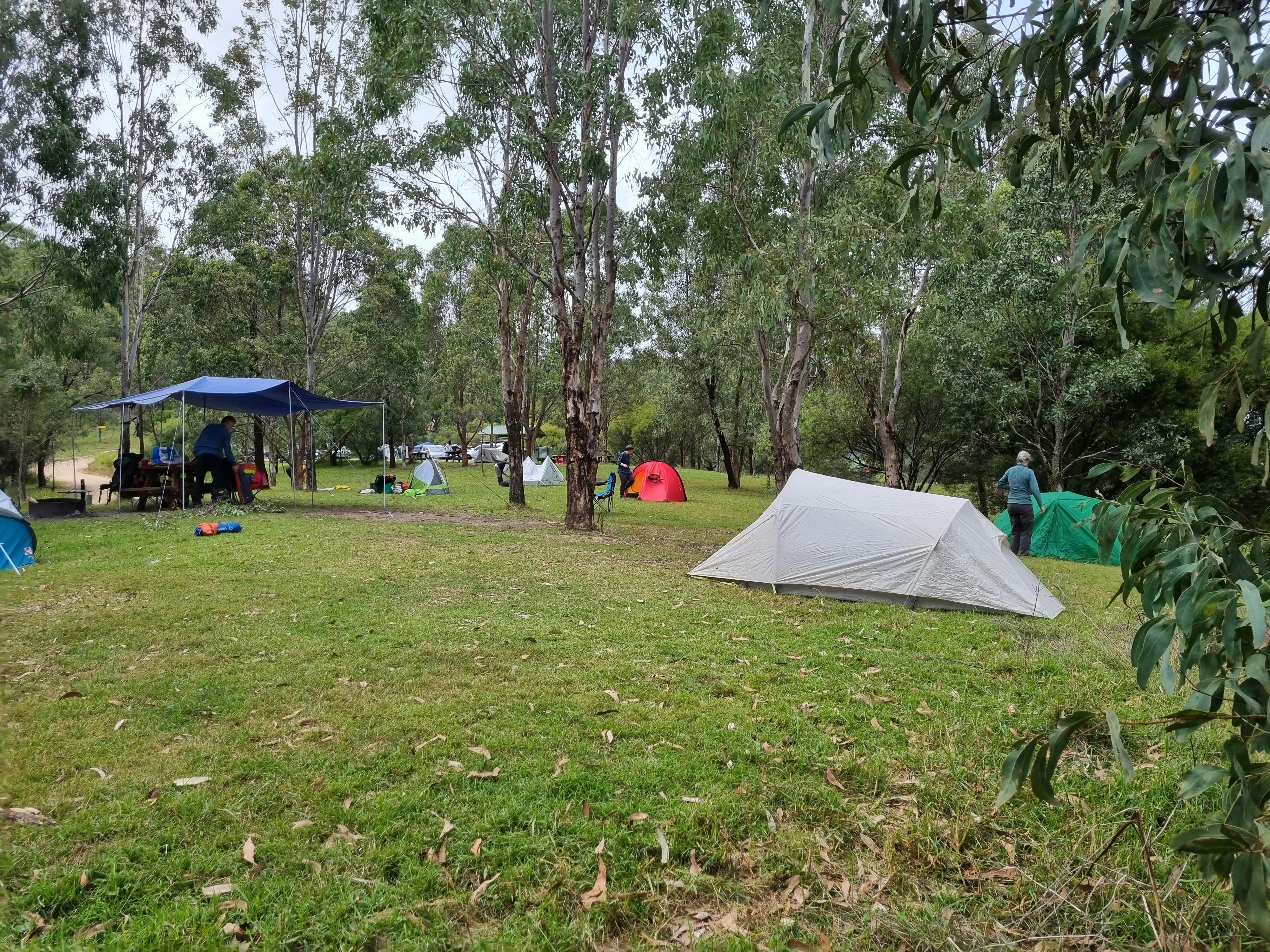 ダンフィー キャンプ場のブルー マウンテンズのテント