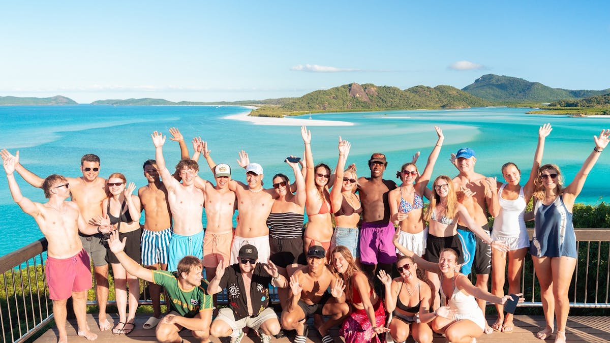 Group at Hill Inlet Lookout