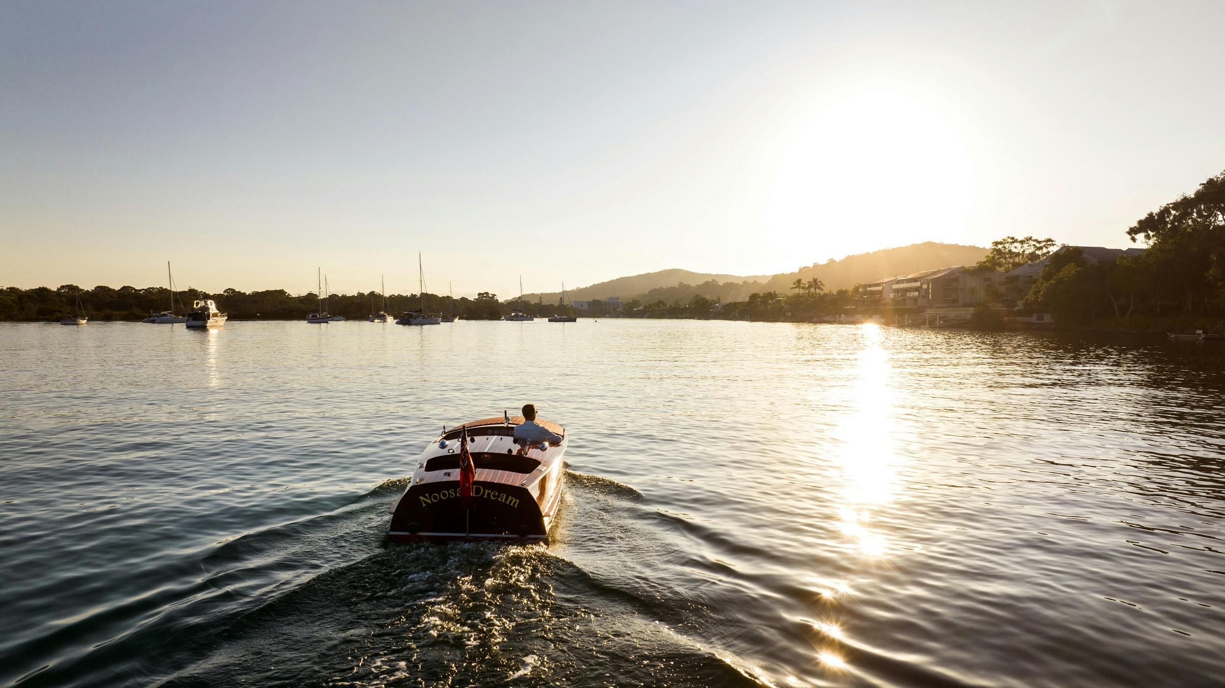 Sunrise boat shot