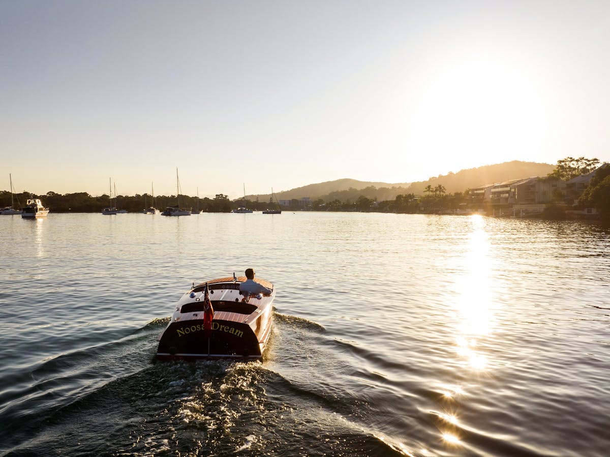 Sunrise boat shot