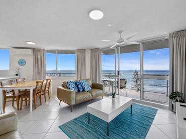 Sweeping views from the lounge room at Mandolin Resort