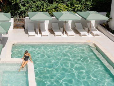 The Tamborine's heated mineral pool and spa The Tamborine's heated mineral pool and spa