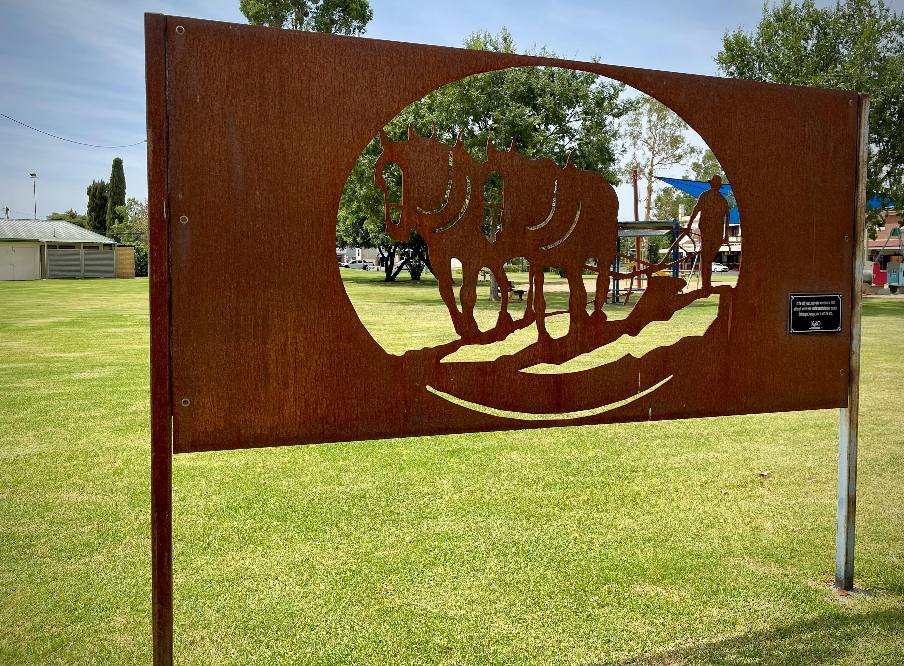 Yenda Centenary Sculptures