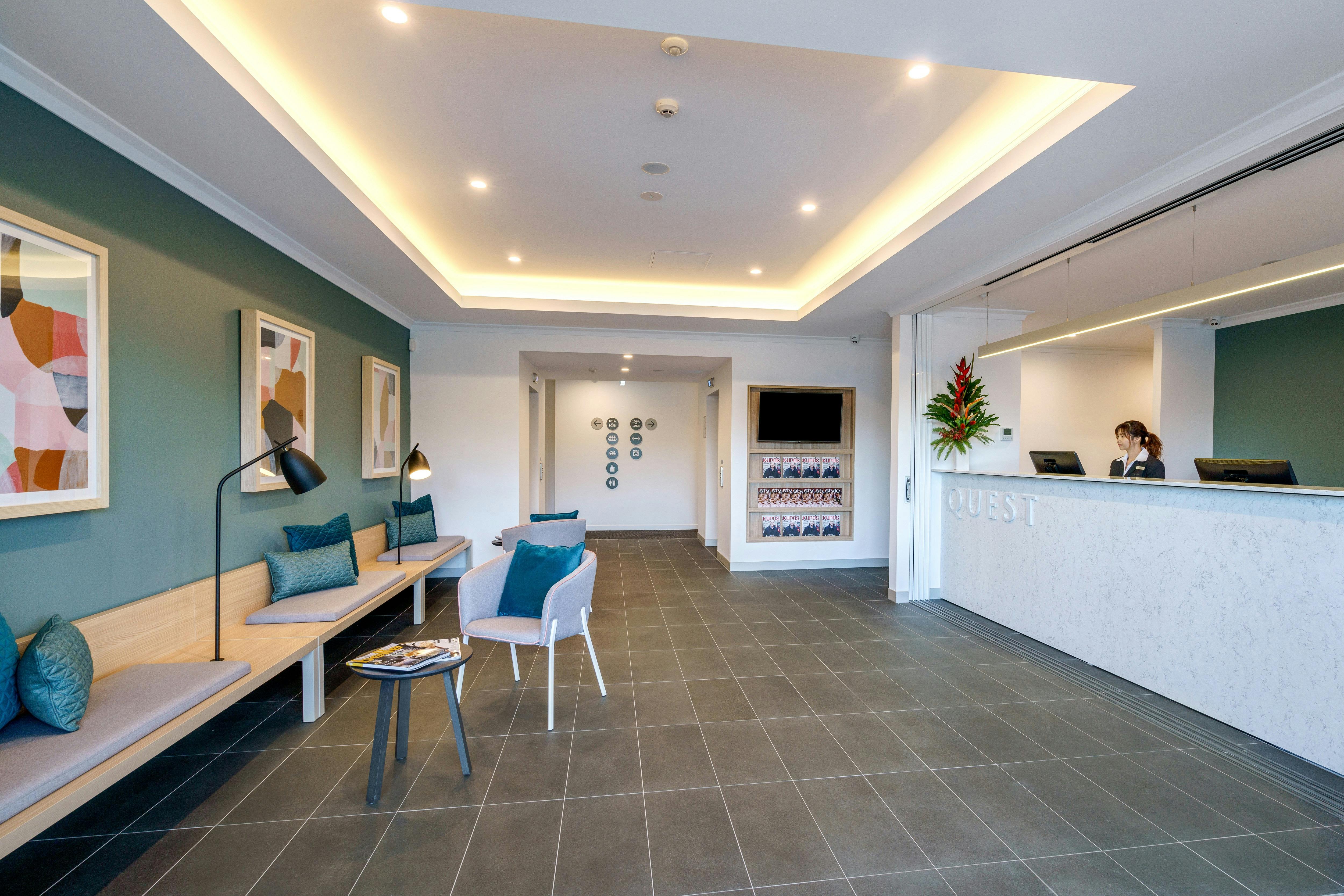 Foyer and sitting area