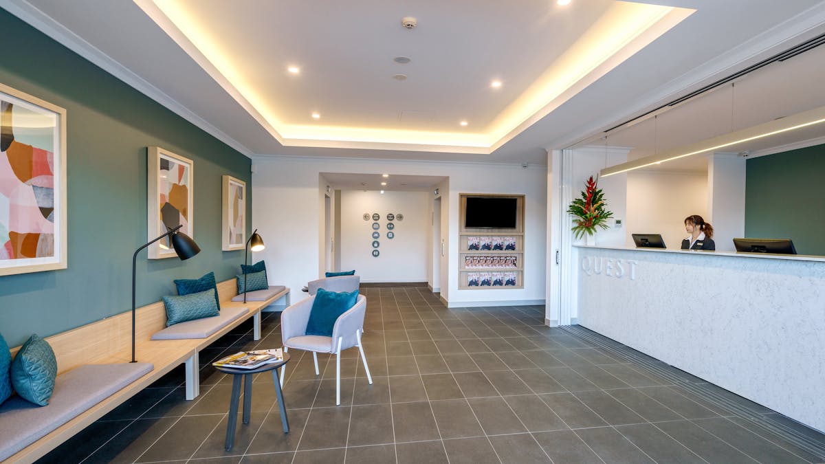 Foyer and sitting area