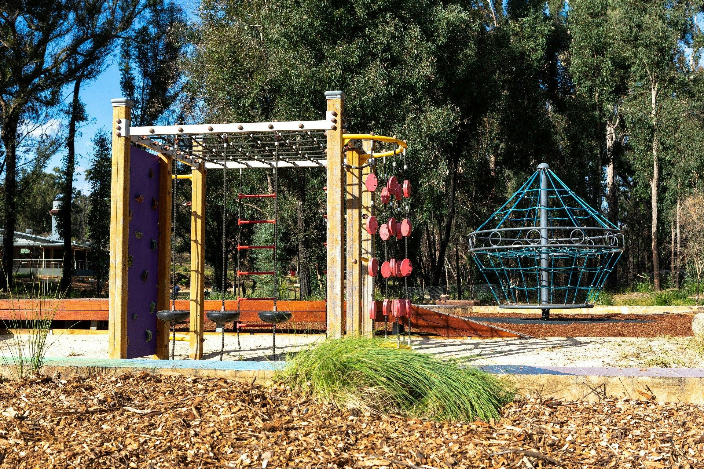 Children's playground at the Garden