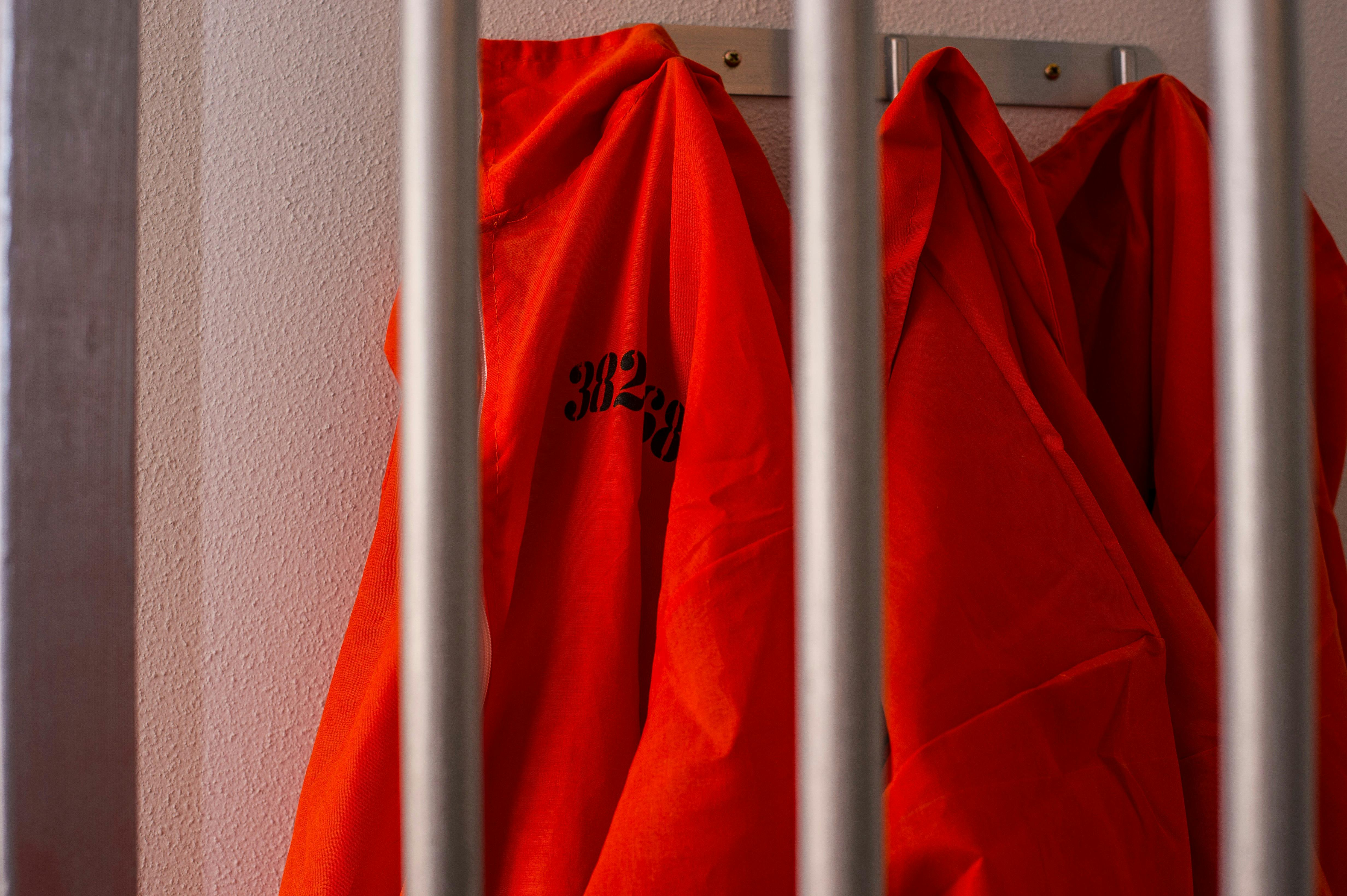 Adventure Rooms Escape Room Photo of Gaol Break inmates jumpsuit behind bars