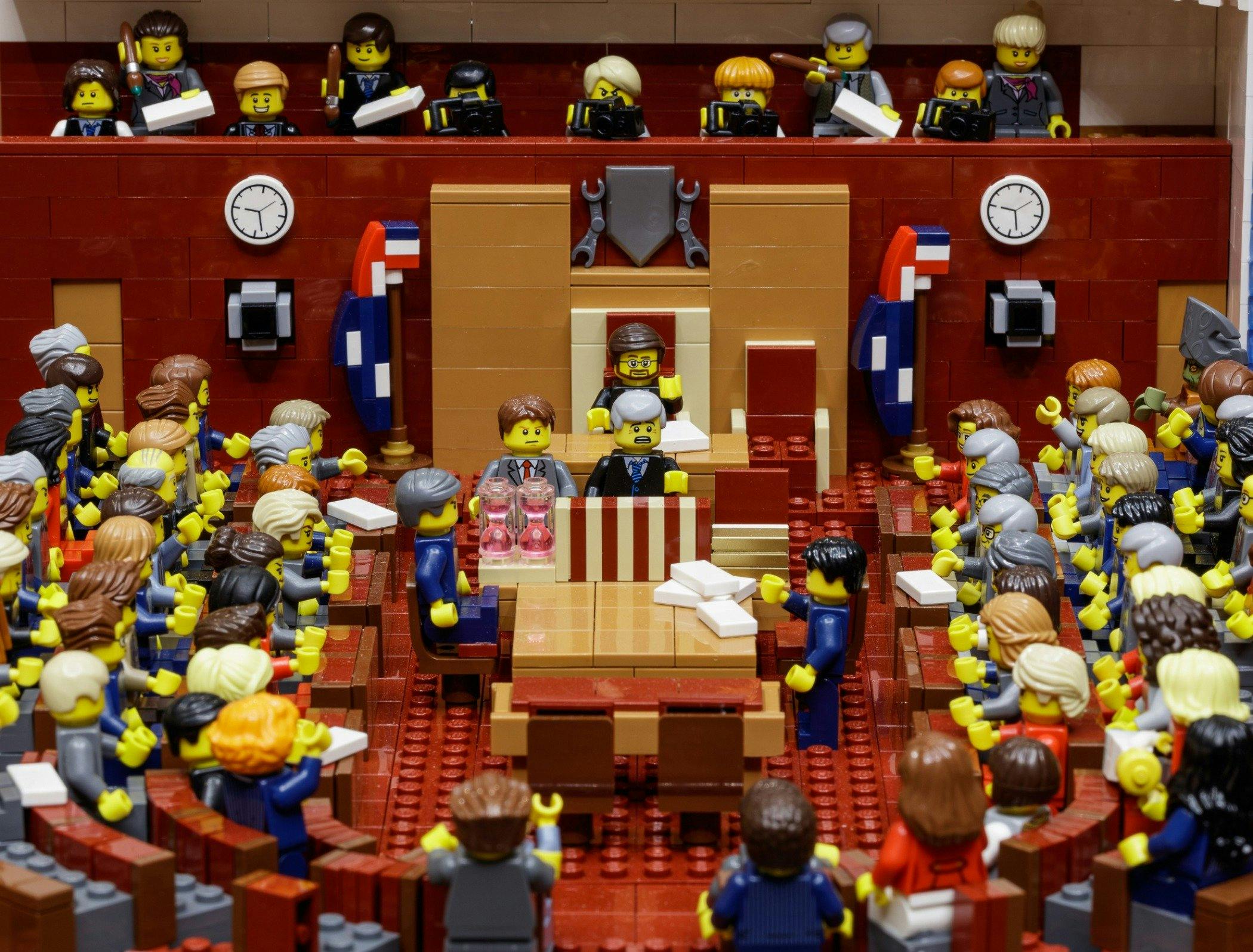LEGO Senate Chamber