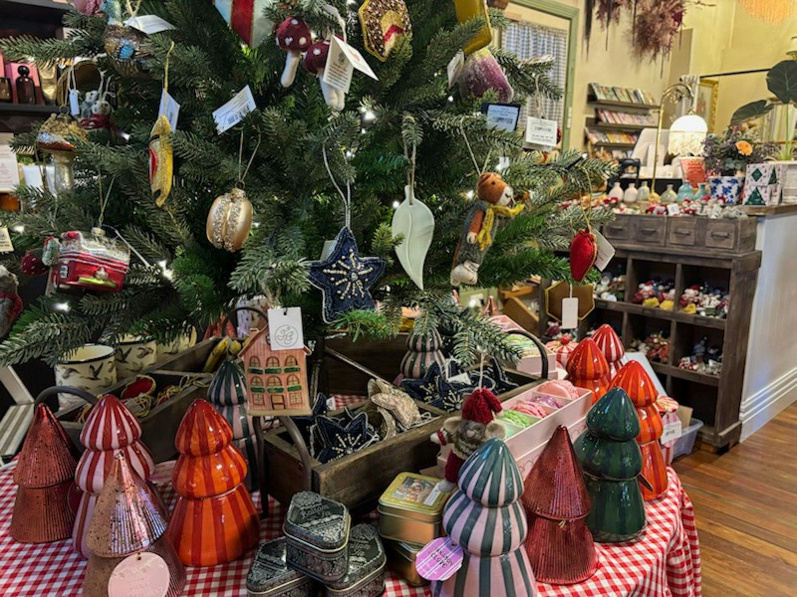 Deocorated Christmas tree