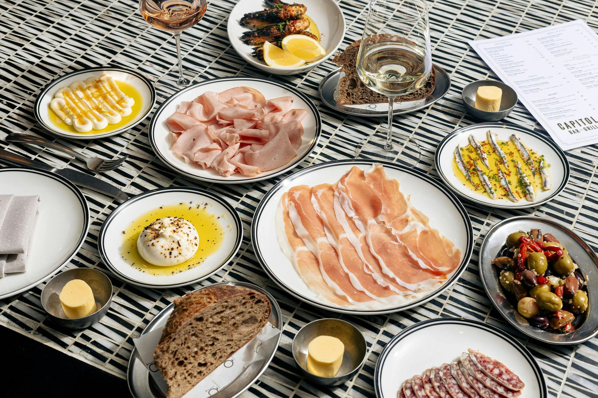 Image of food avaliable at Capitol Bar & Grill