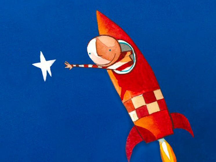 The cover illustration from the picture book How to Catch a Star