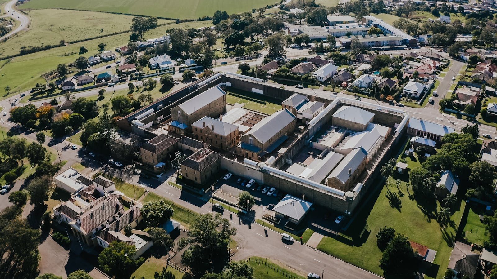 Aerial Shot of Maitland Gaol