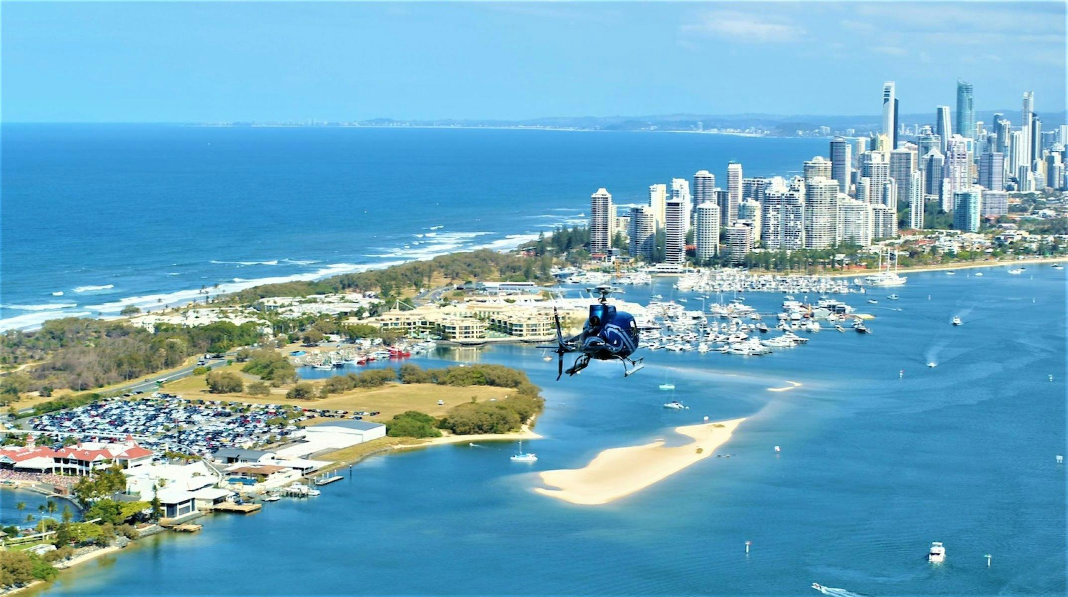 Sea World Helicopter Tour 1 – 5 mins (Approximate flight time)