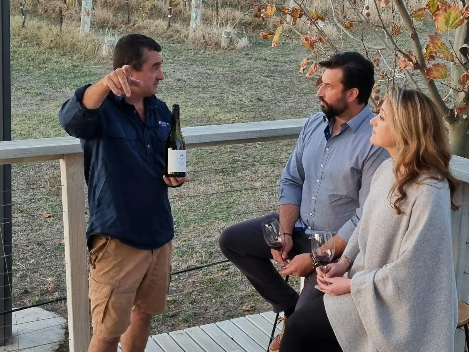 Afternoon tasting on the deck with Winemaker Matt Wenk