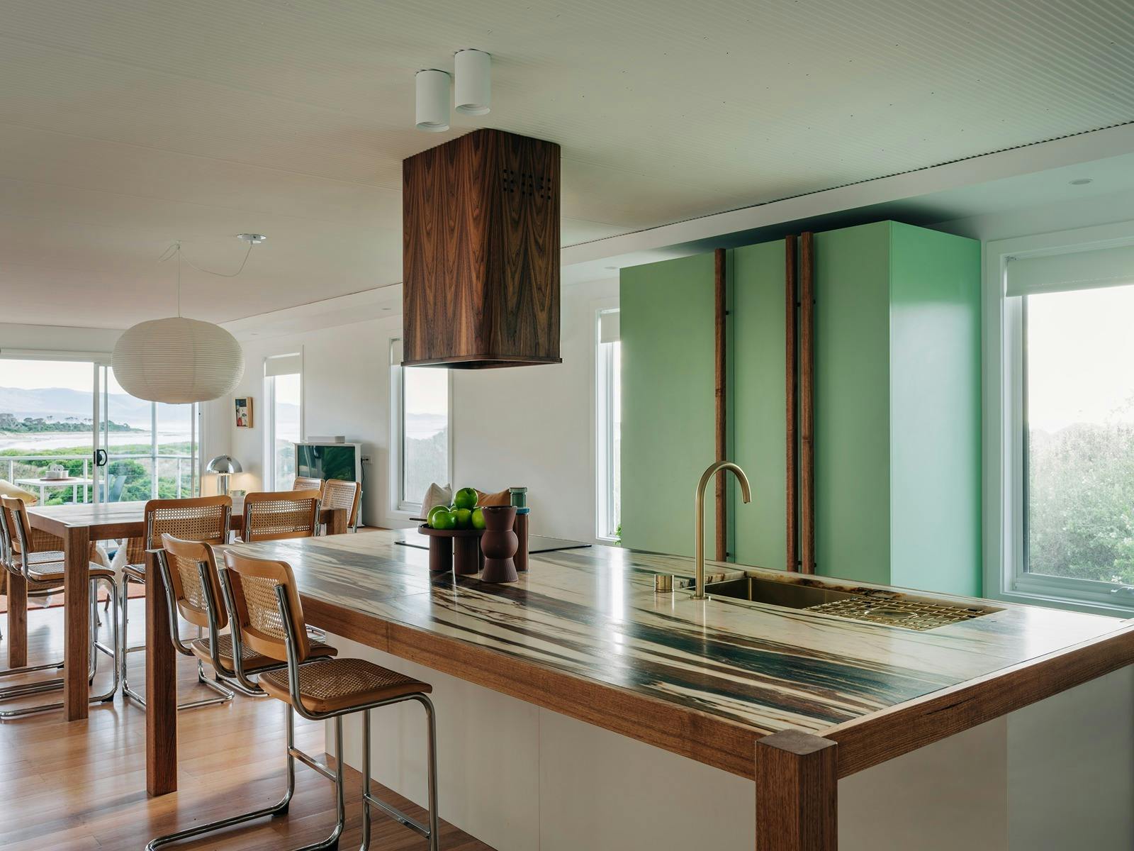 Kitchen and dining area