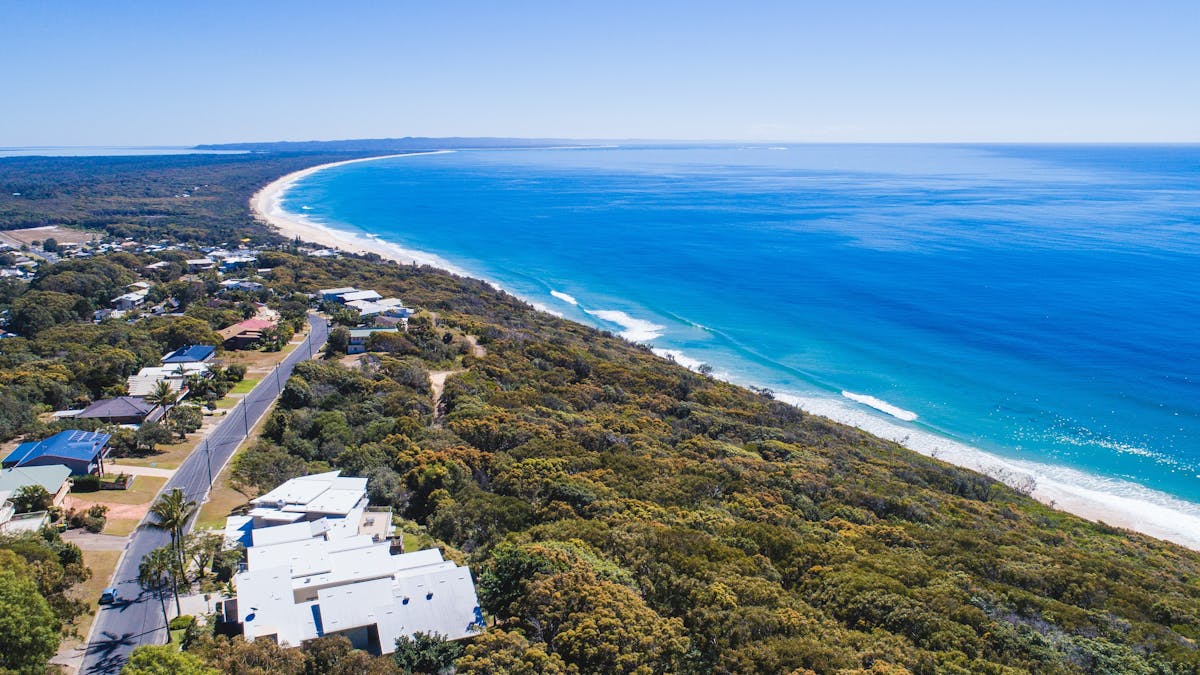 Views to Fraser Island