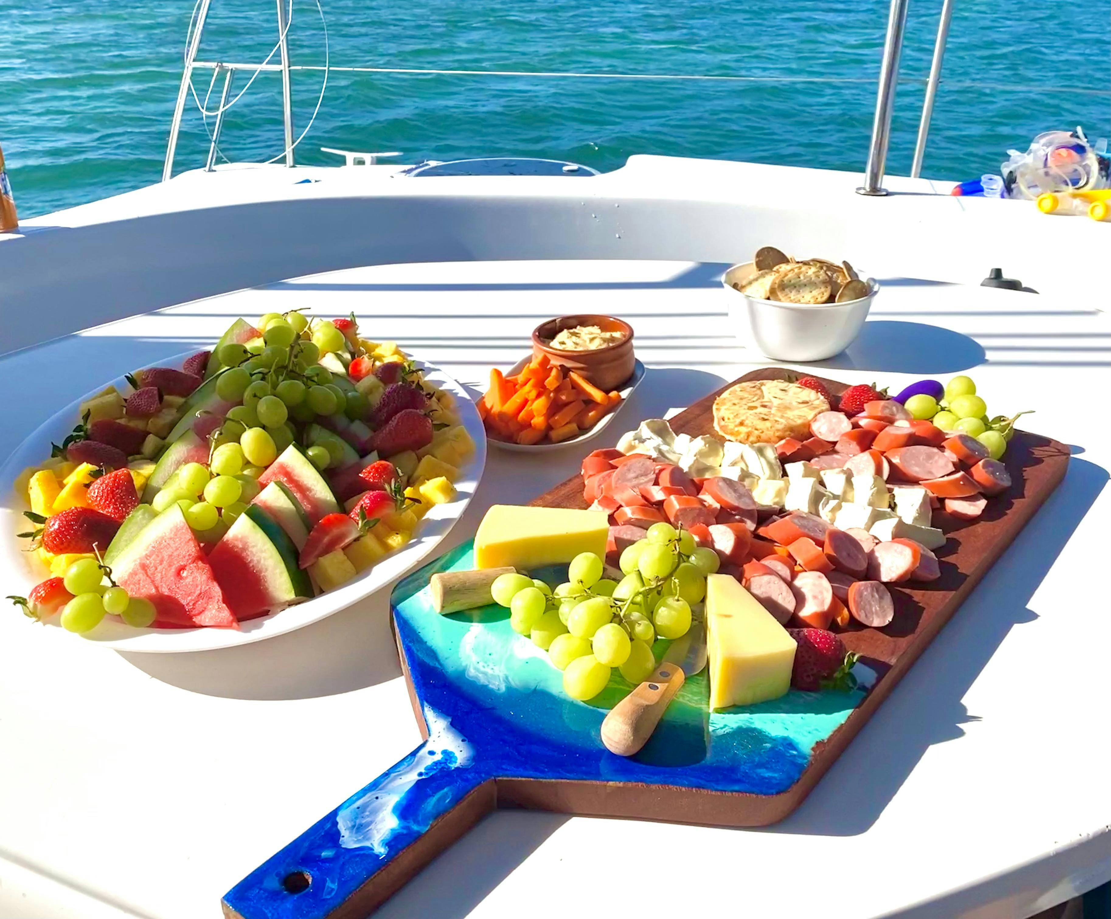Brisbane Yacht Charters catering for all tastes and dietary requirements