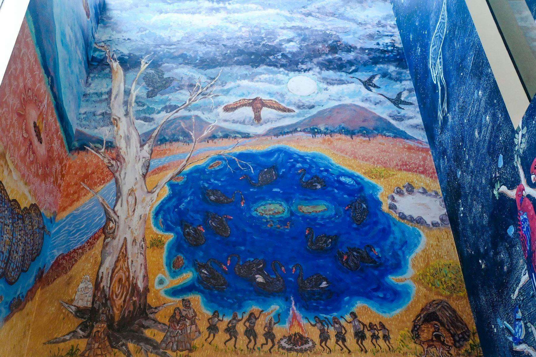 Acknowledgement of Country Mural - panel 2