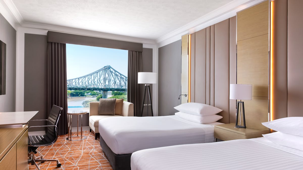 Twin Room with Story Bridge View