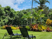 Sunlounges on Mungumby Lodge lawn