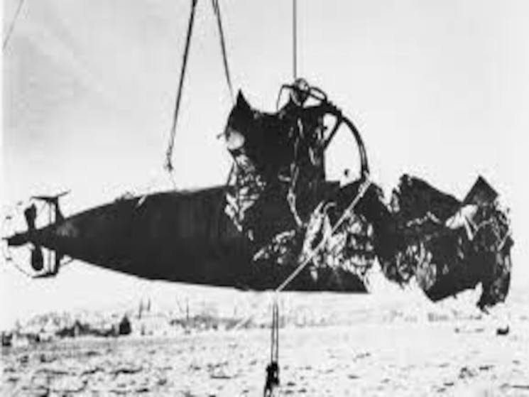 Wreck of Japanese Mini Submarine