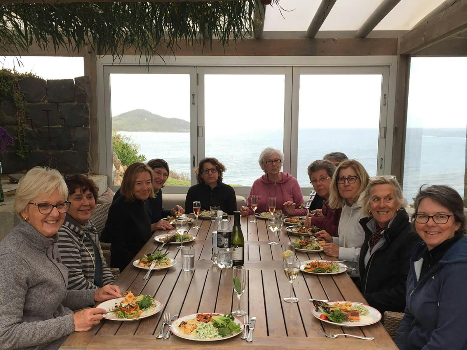 Fleurieu-Peninsula-walking-tour-for-women-dinner