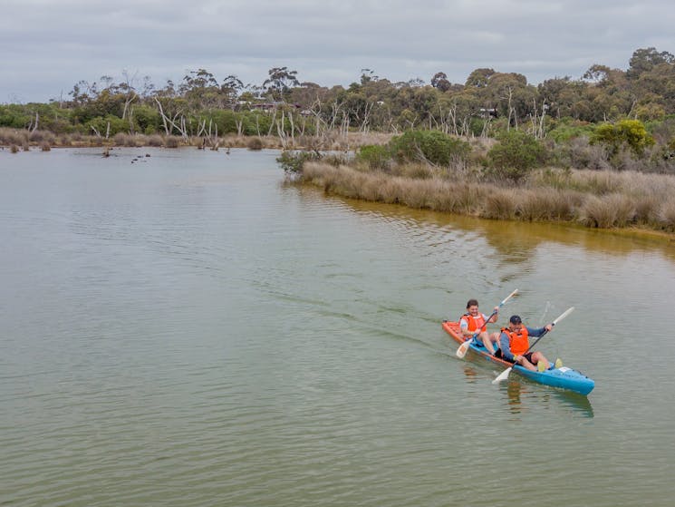 paddlers at Sprint Series Adventure Race