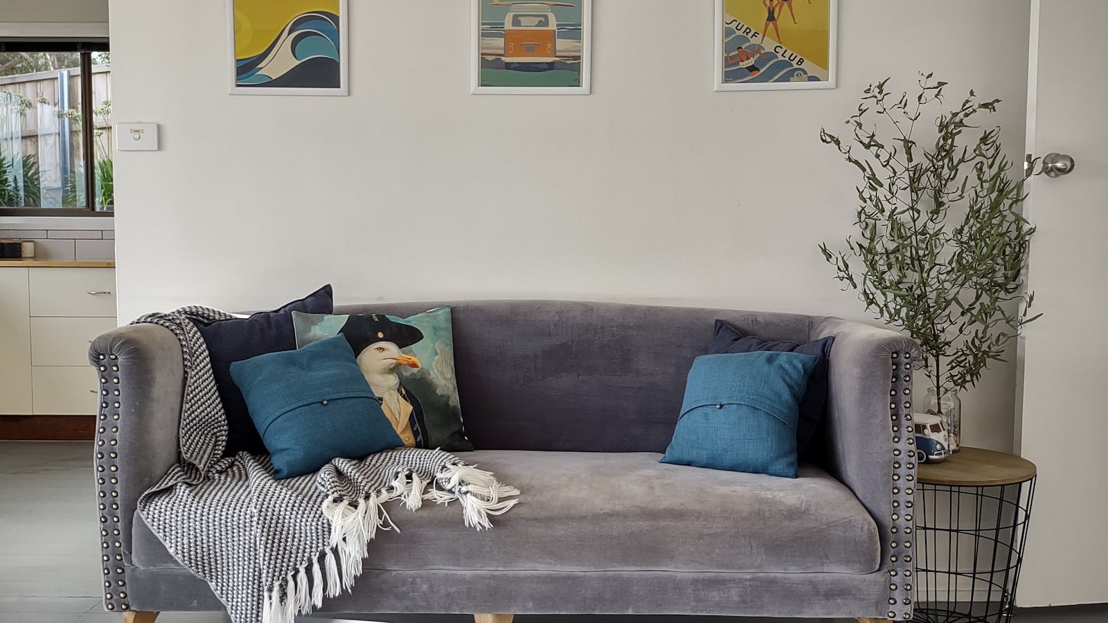 Seating area at The Sandy Sister