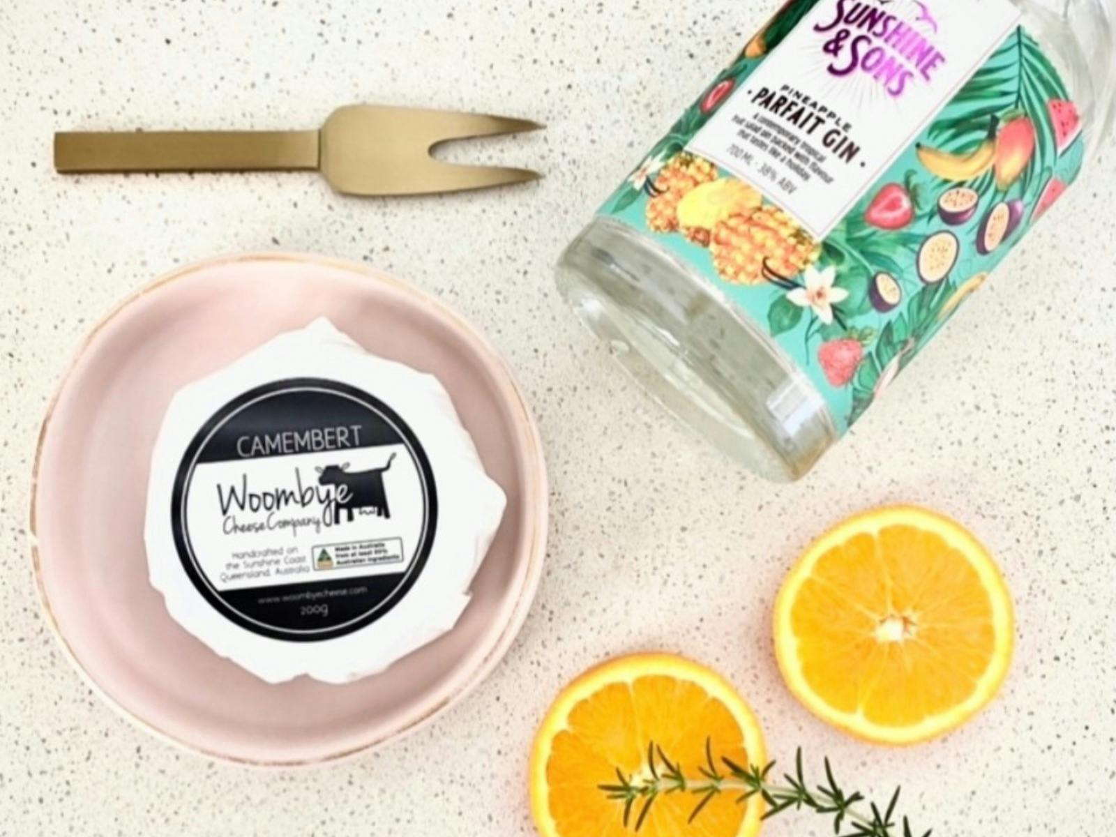 Pair Woombye Cheese with Sunshine & Sons hand crafted spirits