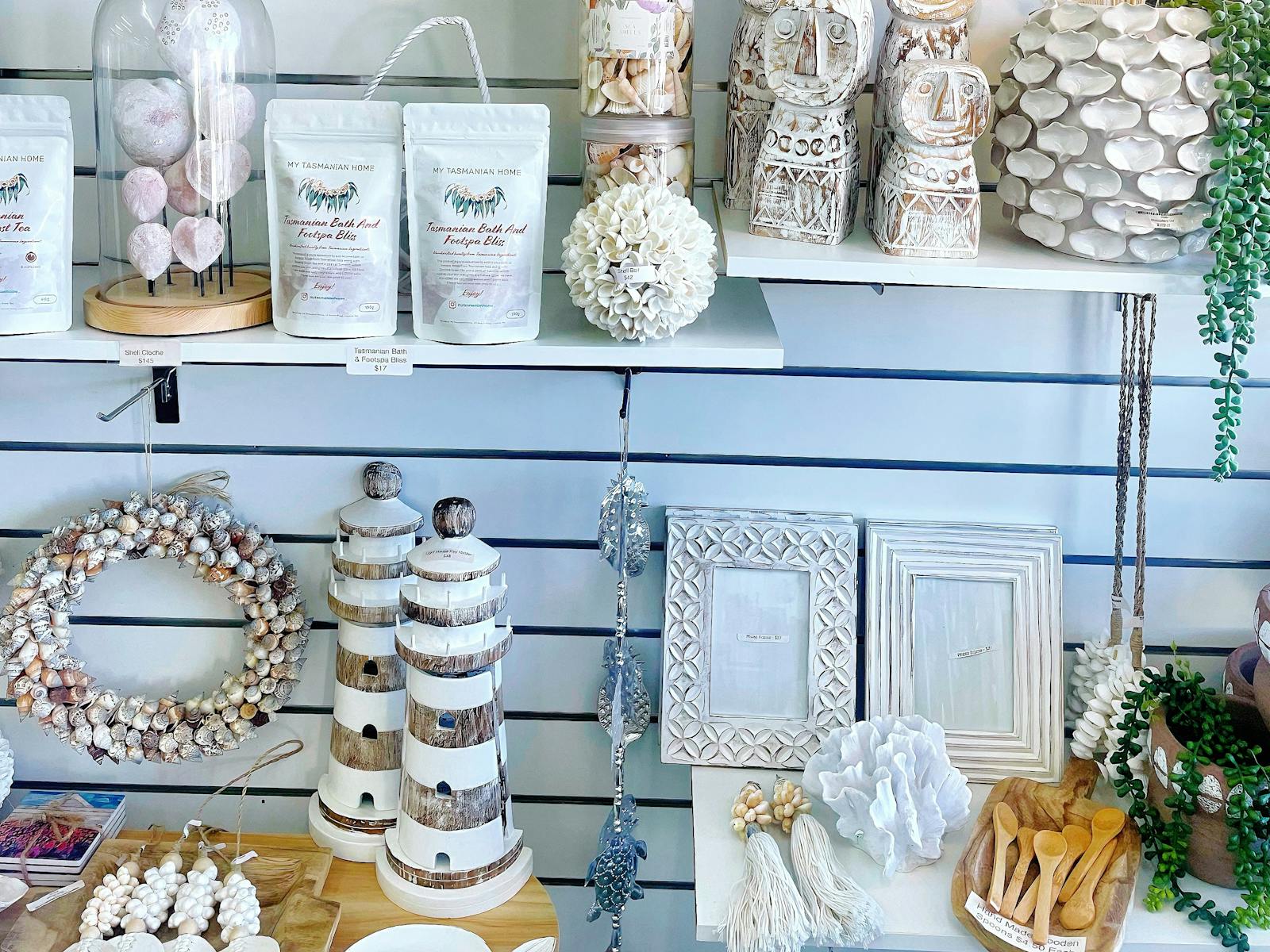 Lovely homewares and gifts in The Sea Merchant Penguin. Visually stunning homewares and gifts Beachy