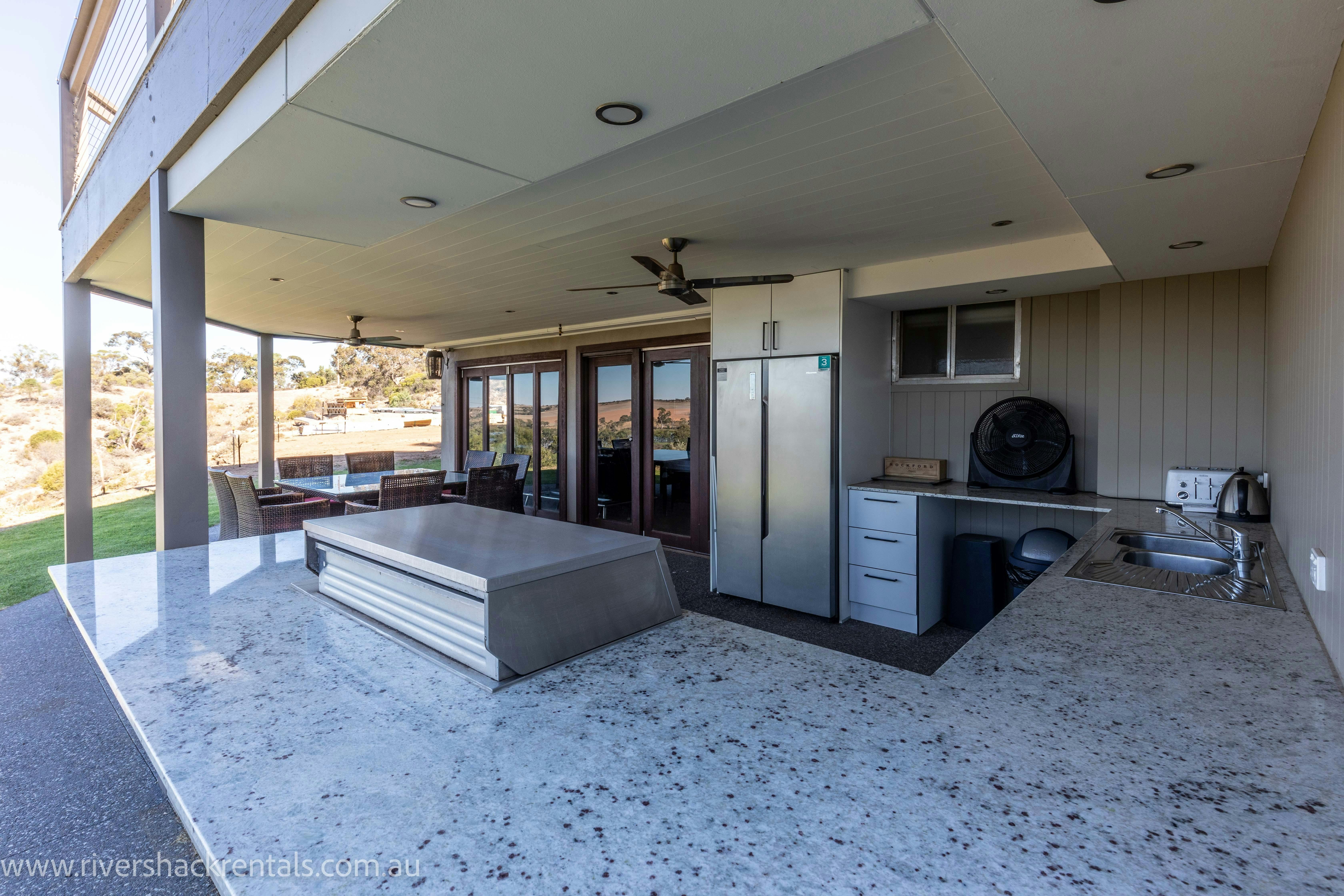 Outdoor BBQ with a view