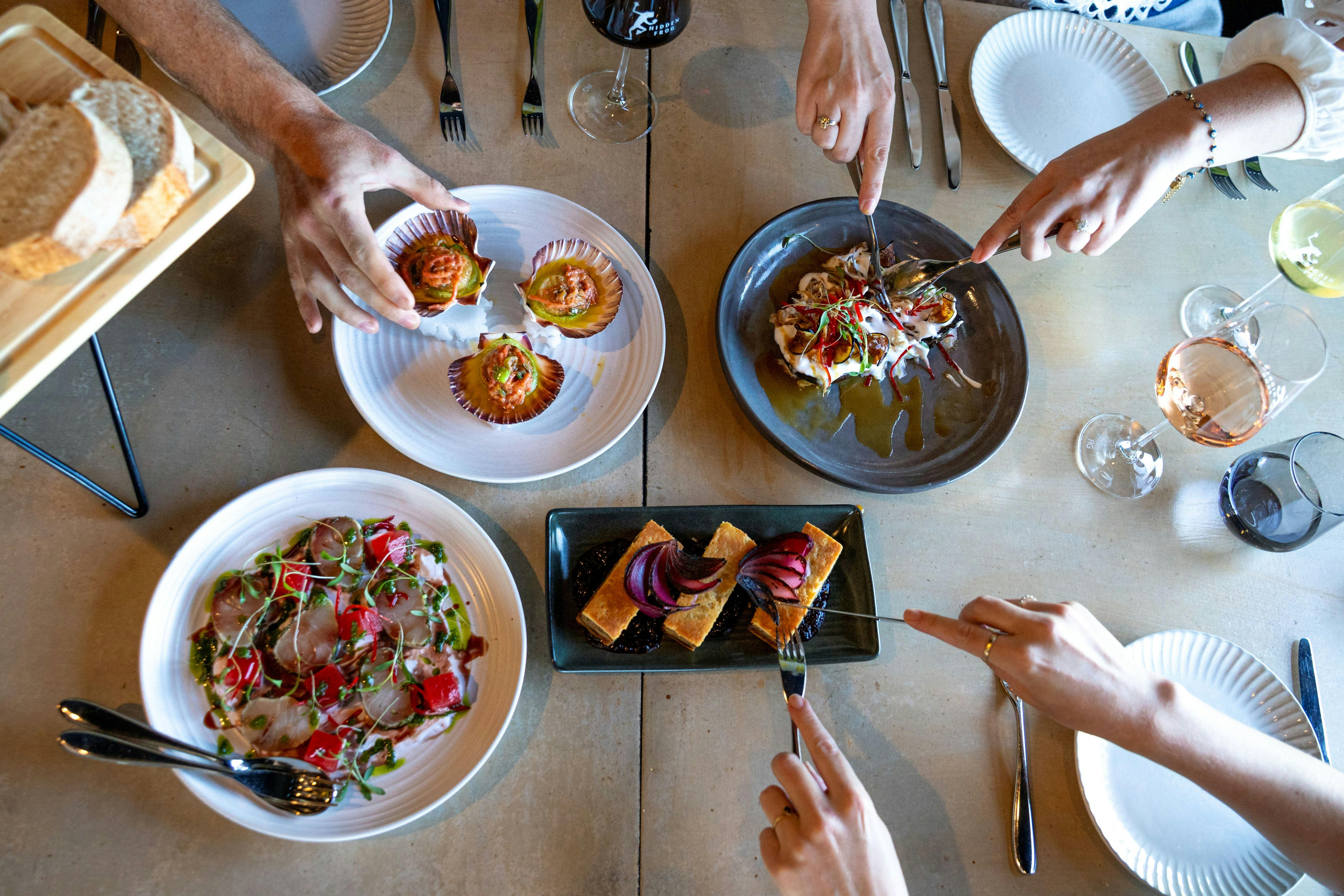 Delicious food Winery Restaurant Bellarine Peninsula Quiddity Place Oakdene