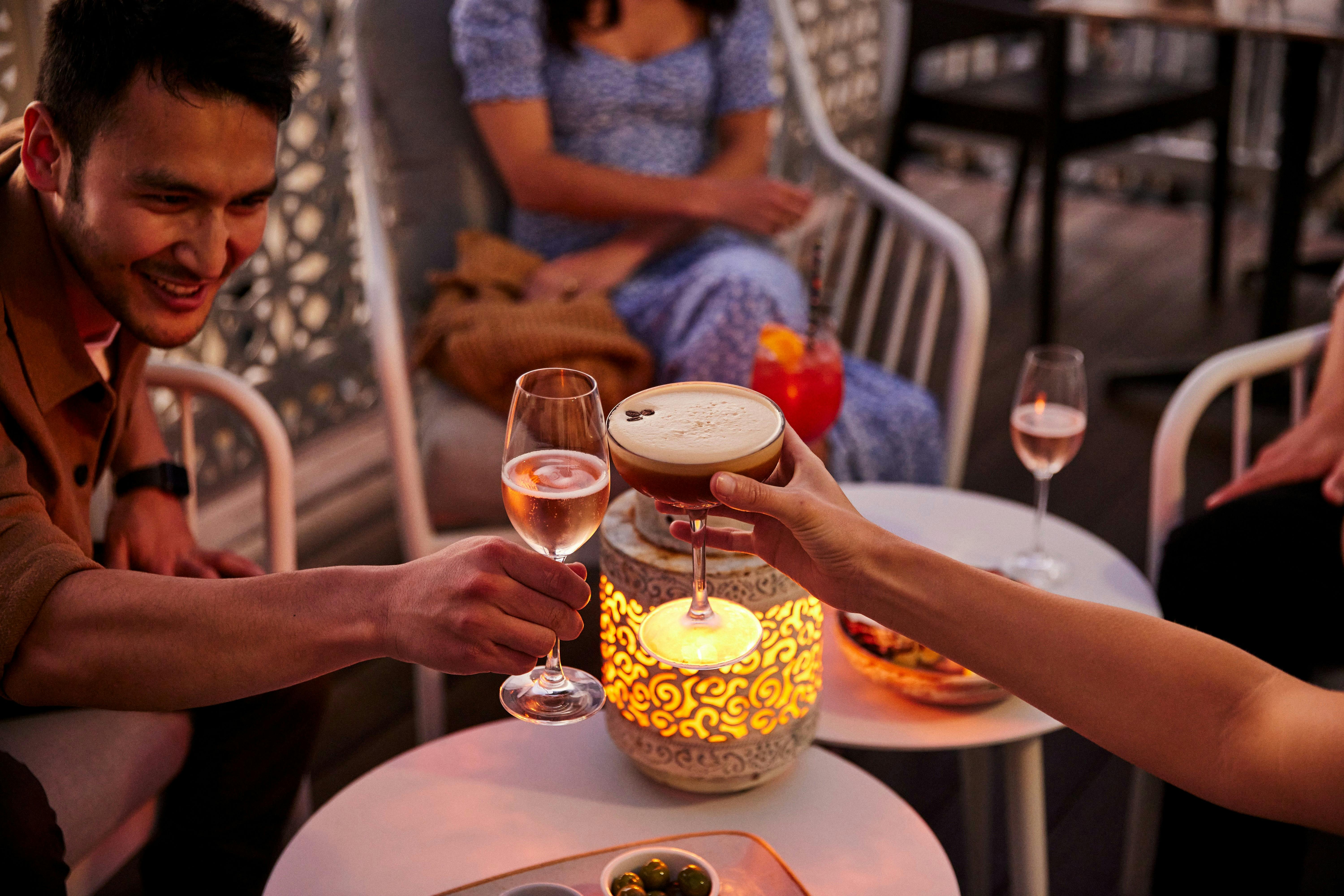 Friends enjoying Latitude 30, Coffs Harbour