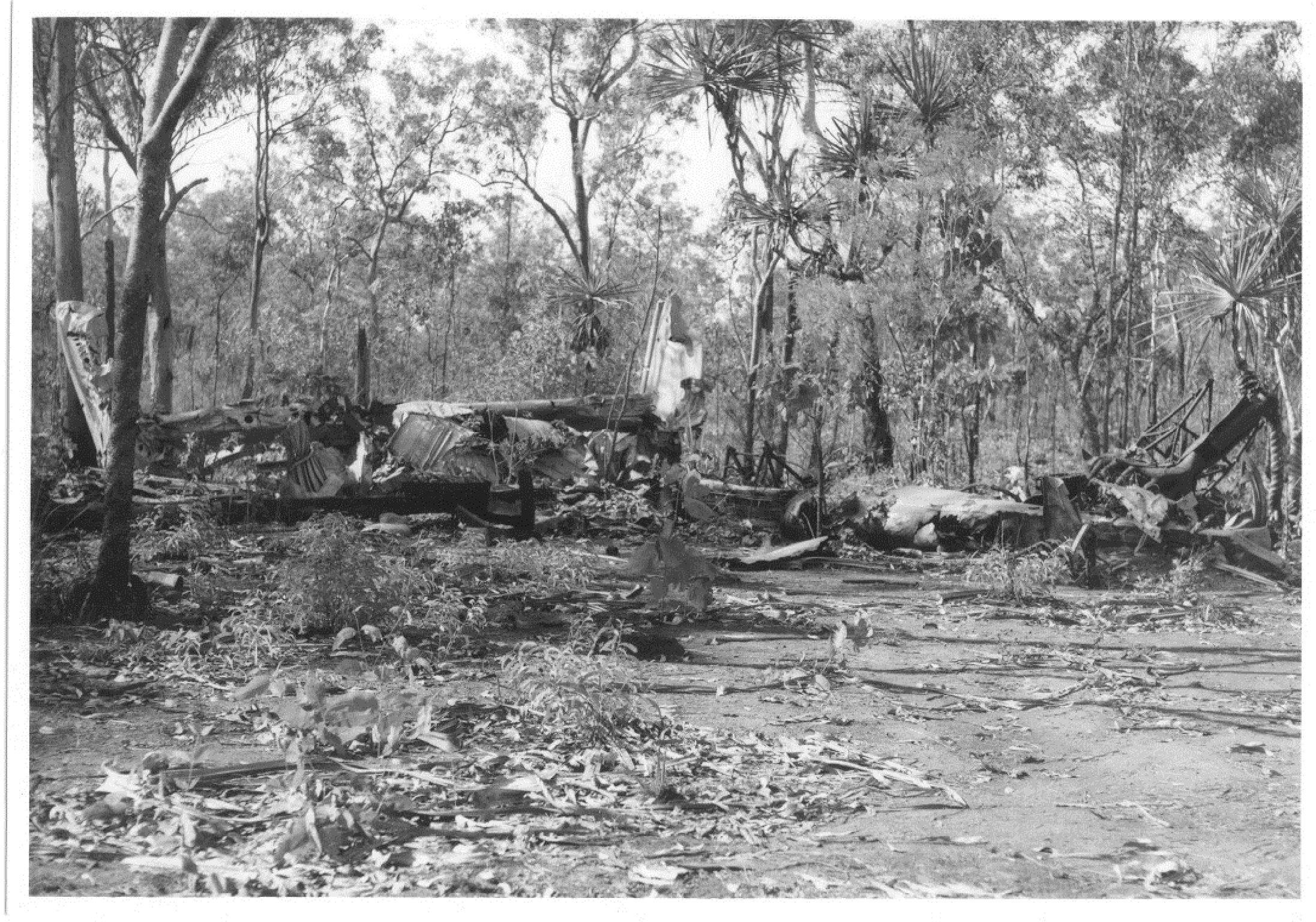 Wreck of B24J Liberator Bomber Milady