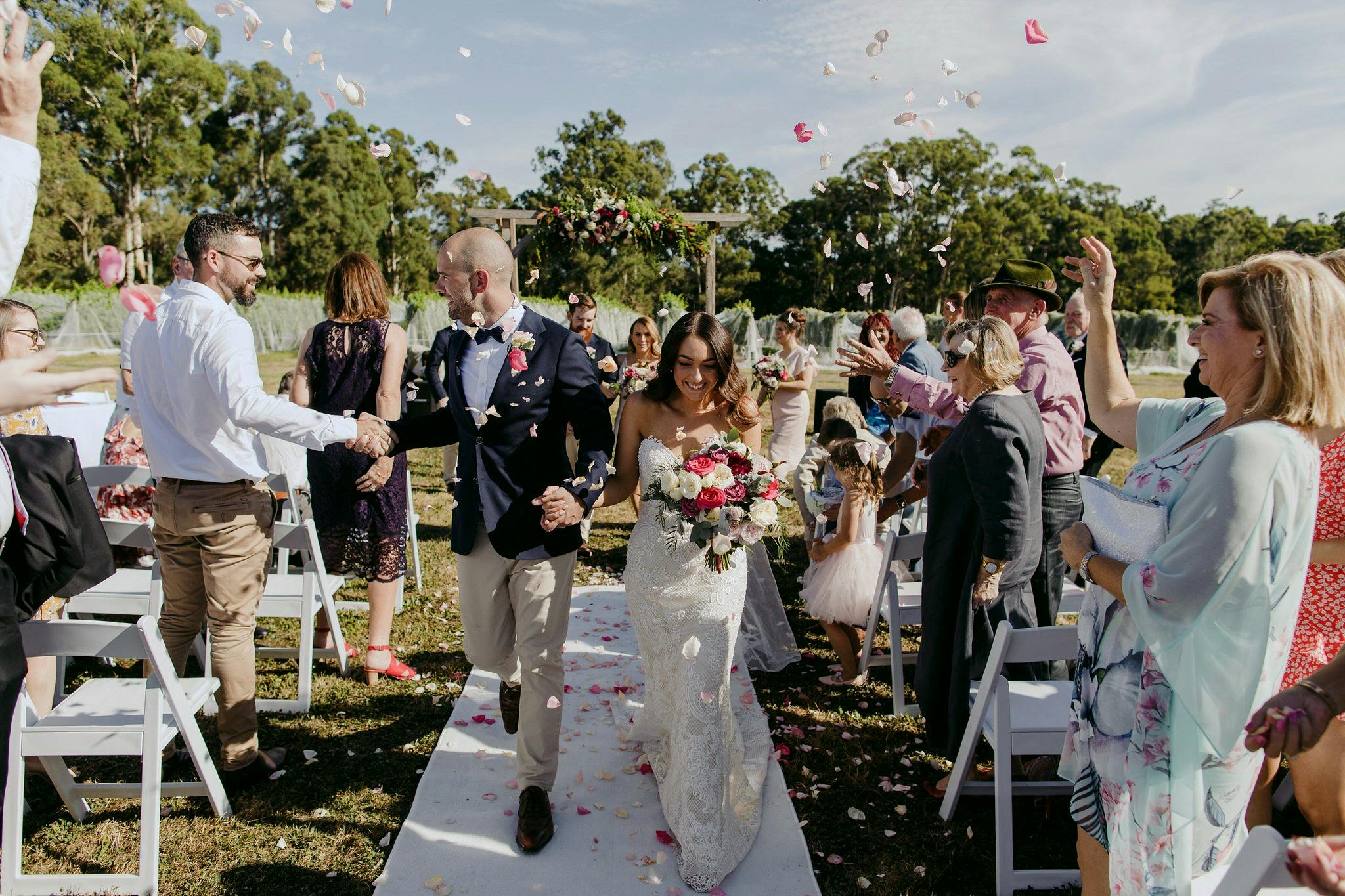Vineyard wedding