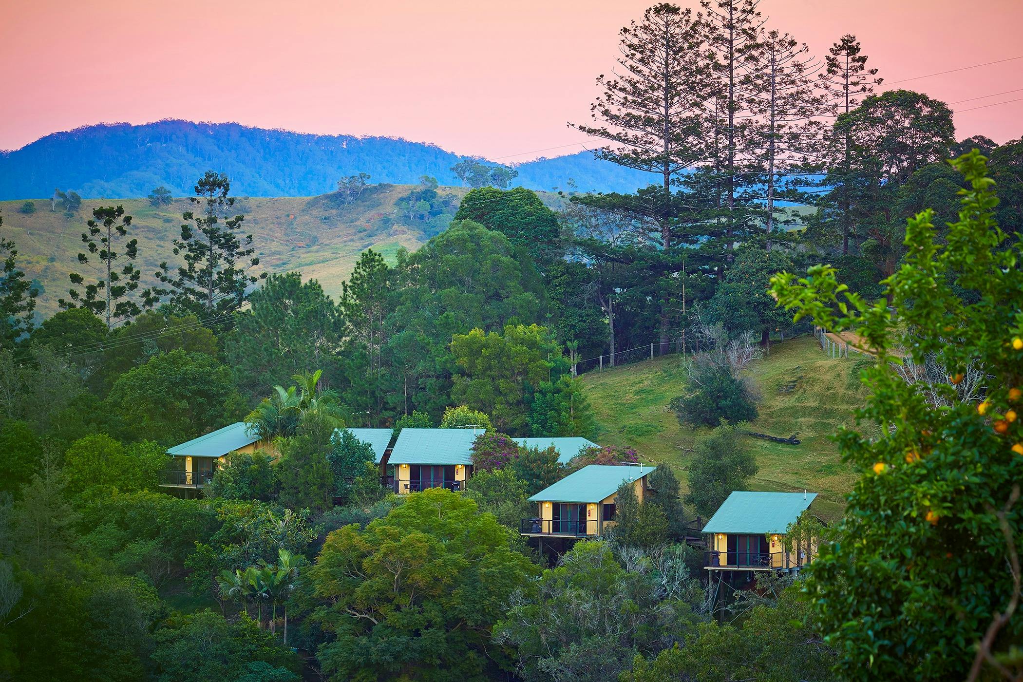 External shot of cottages