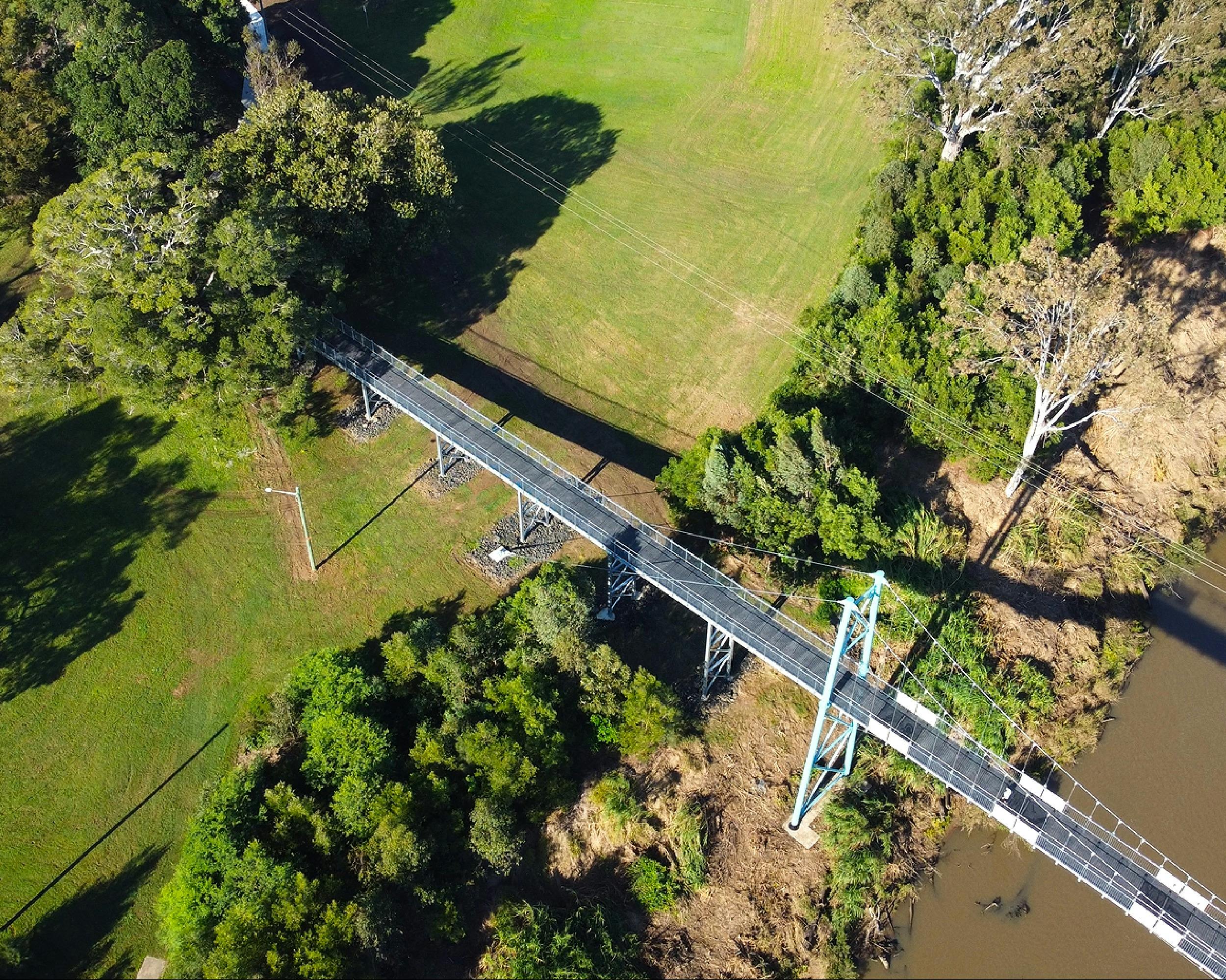 Malerischer Spaziergang am Richmond River