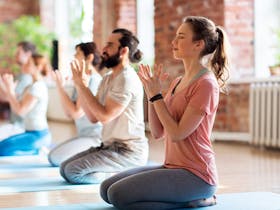 Yoga meditation.