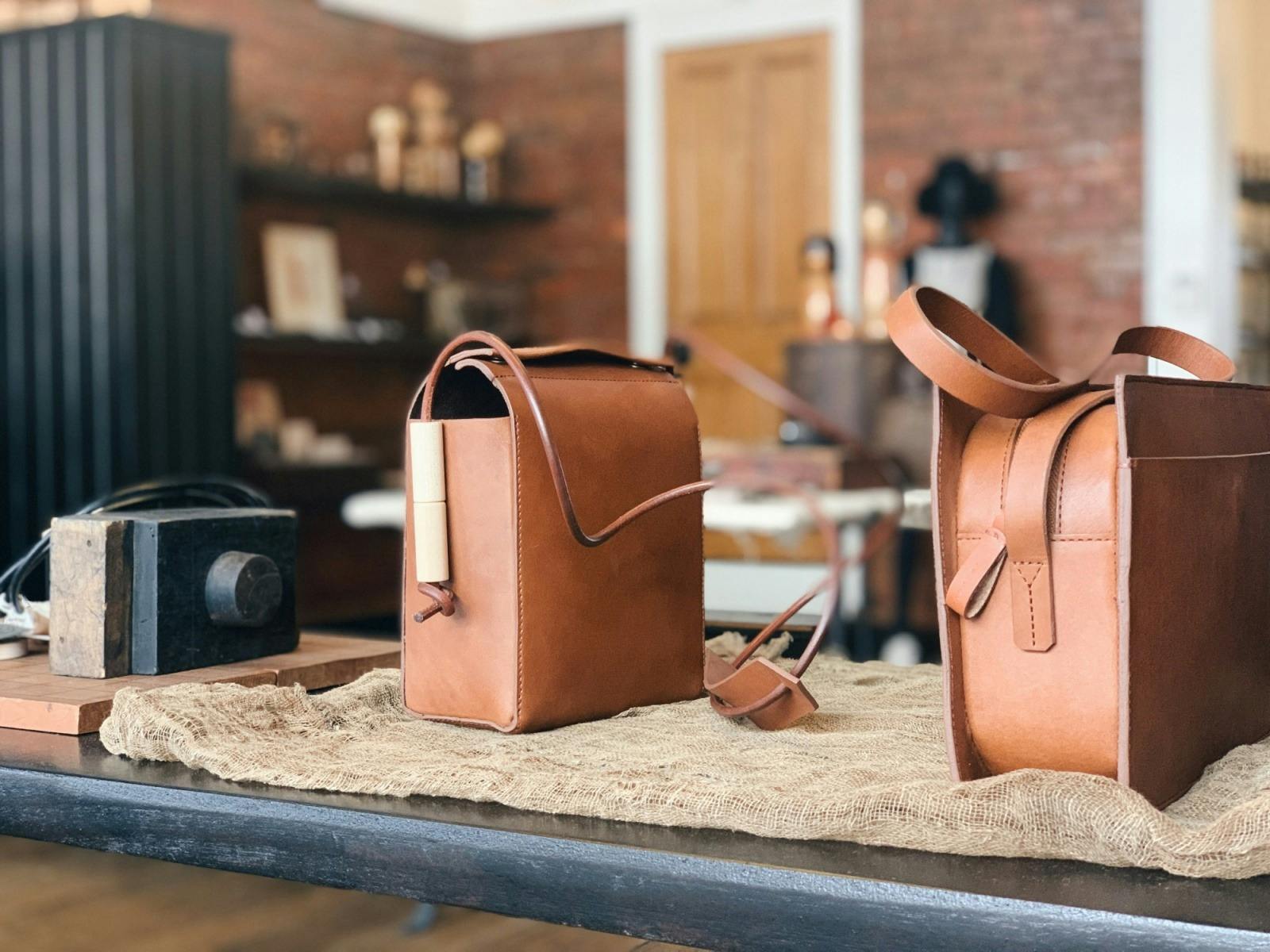 leather goods and accessories at the maker Hobart