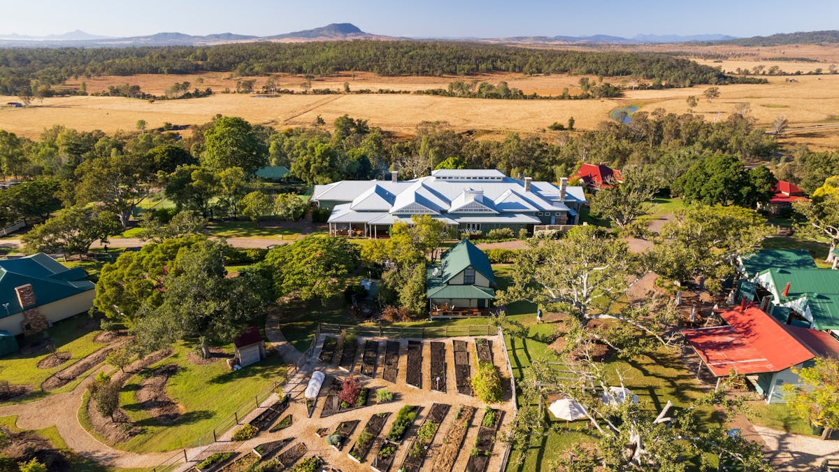 Aerial shot of Spicers Hidden Vale Aerial shot of Spicers Hidden Vale