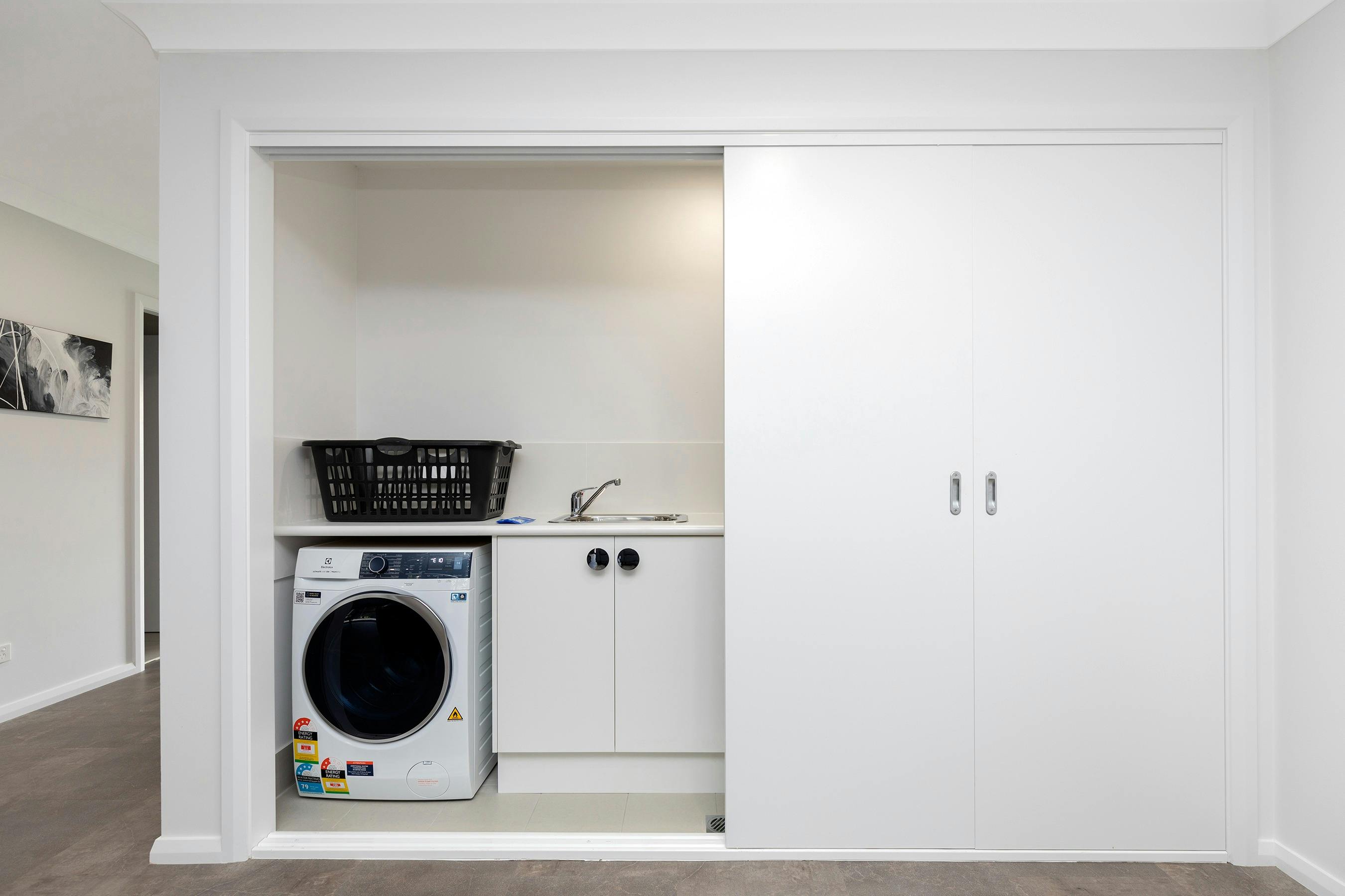 Laundry with washer and dryer