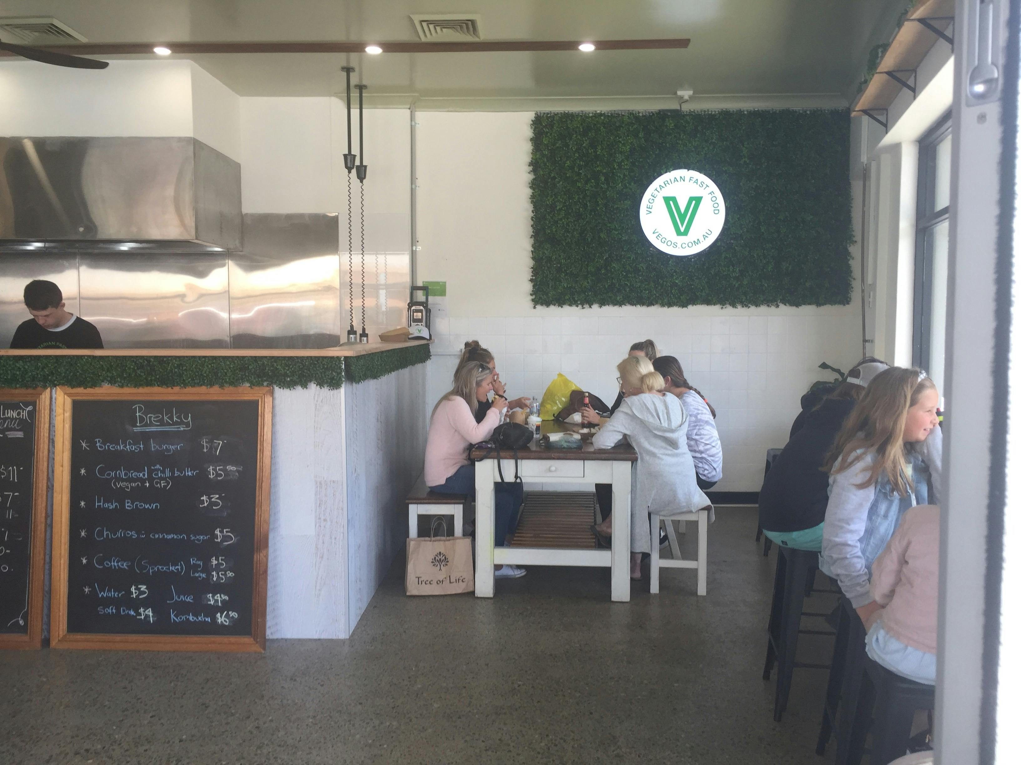 Vego's Vegetarian Fast Food Interior